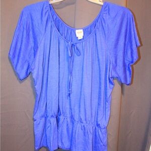Mossimo Supply Co. Blouse royal blue size XXL